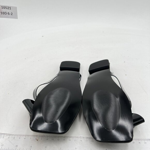 Miss Left Women Versatile Open Square Toe Flip Flops Double Bowknots Slip On Tho - Picture 6 of 7